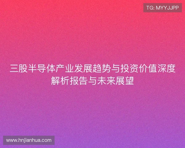 三股半导体产业发展趋势与投资价值深度解析报告与未来展望